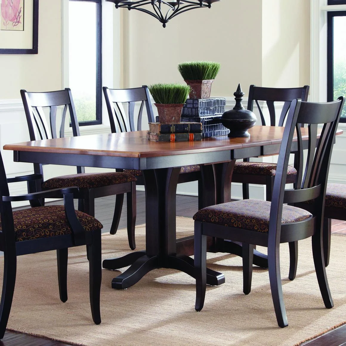 Mavin Dining Tables 4260G2 P2DD Customizable Double Pedestal Table | Wayside Furniture ...